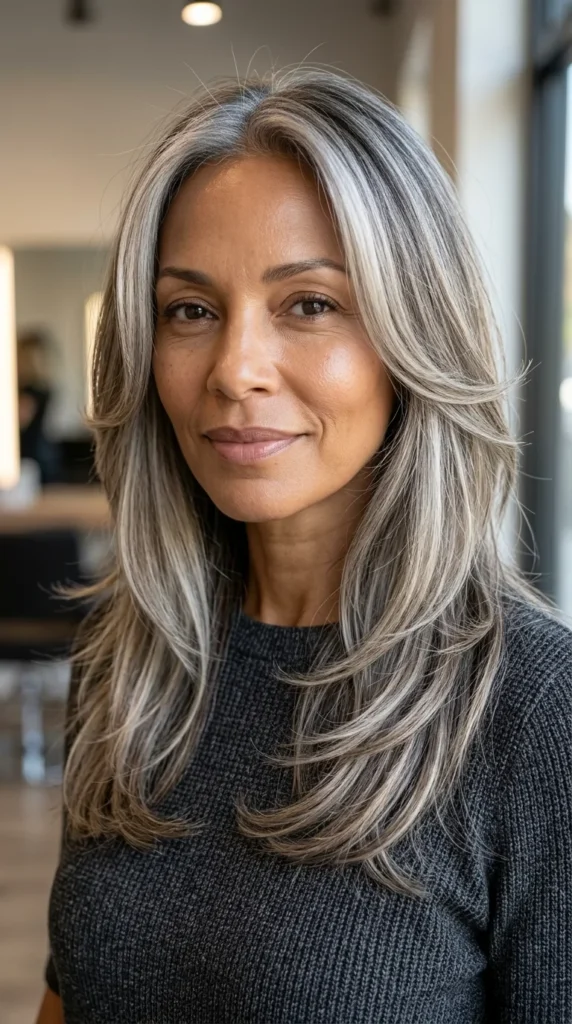 Long Layers with Gray Blending Highlights