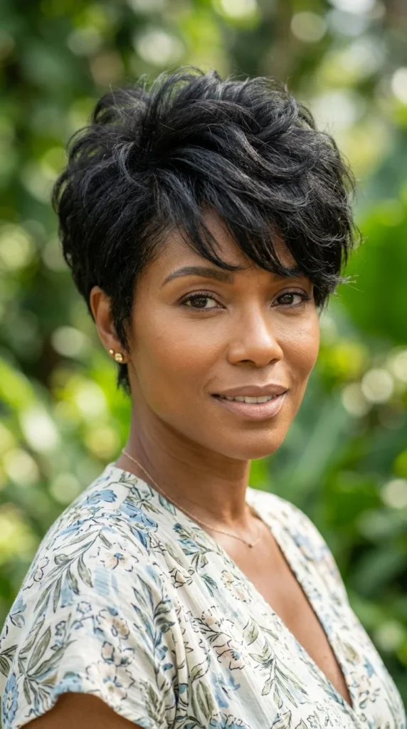 Long Pixie with Textured Crown