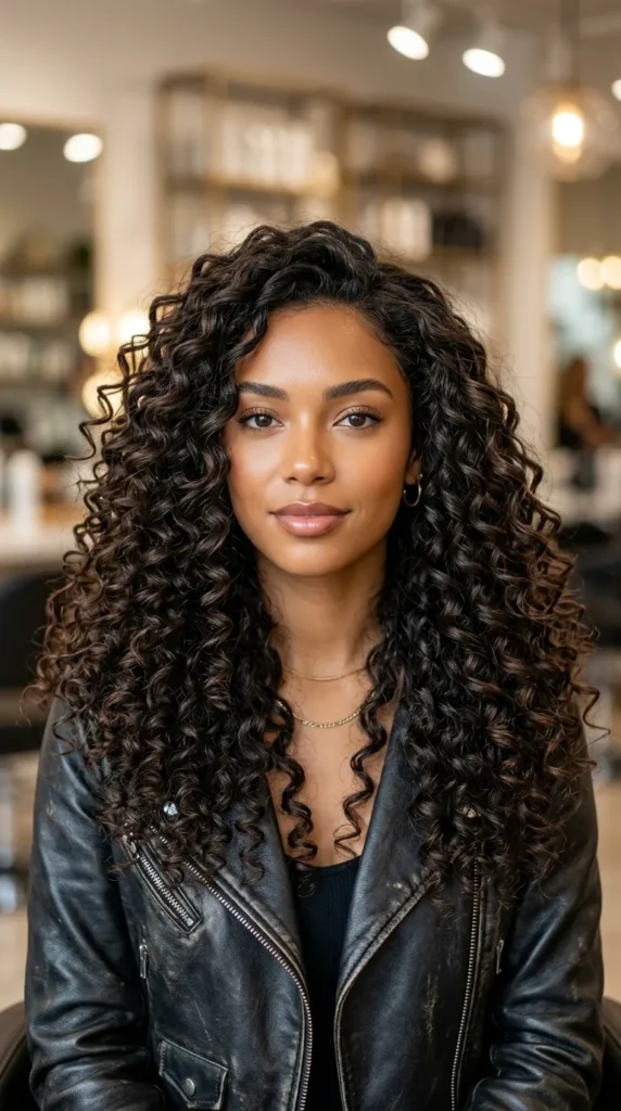 Long Spiral Curl Wig Style