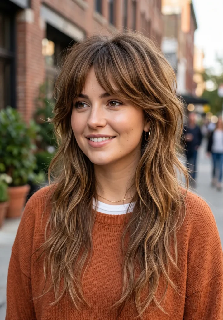 Long Wolf Cut with Soft Layers