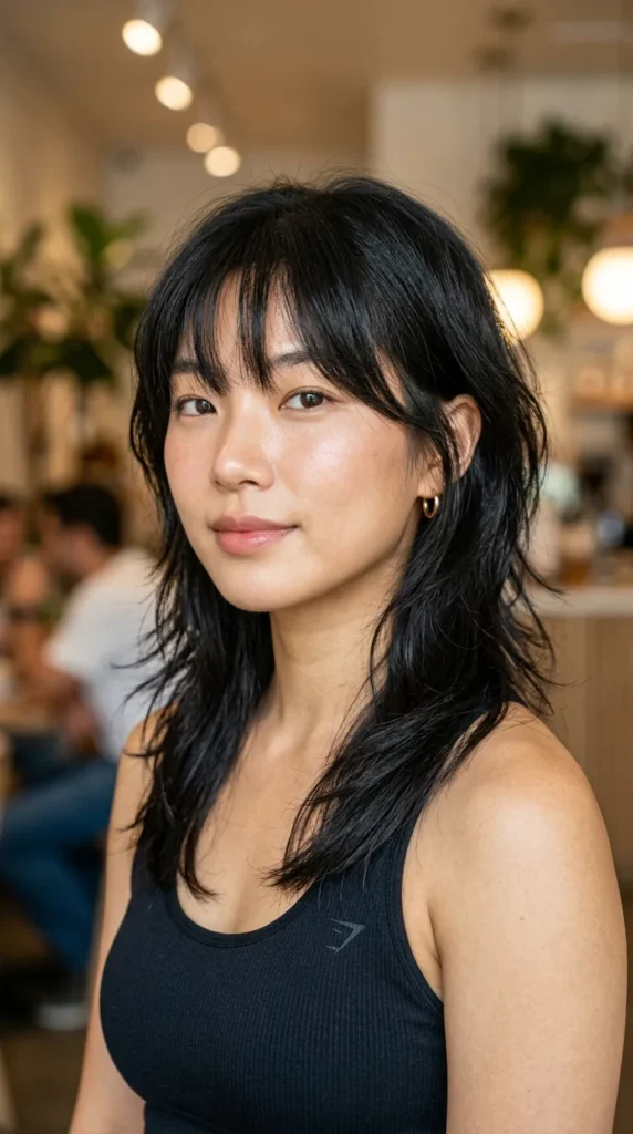 Low-Maintenance Korean Wolf Cut