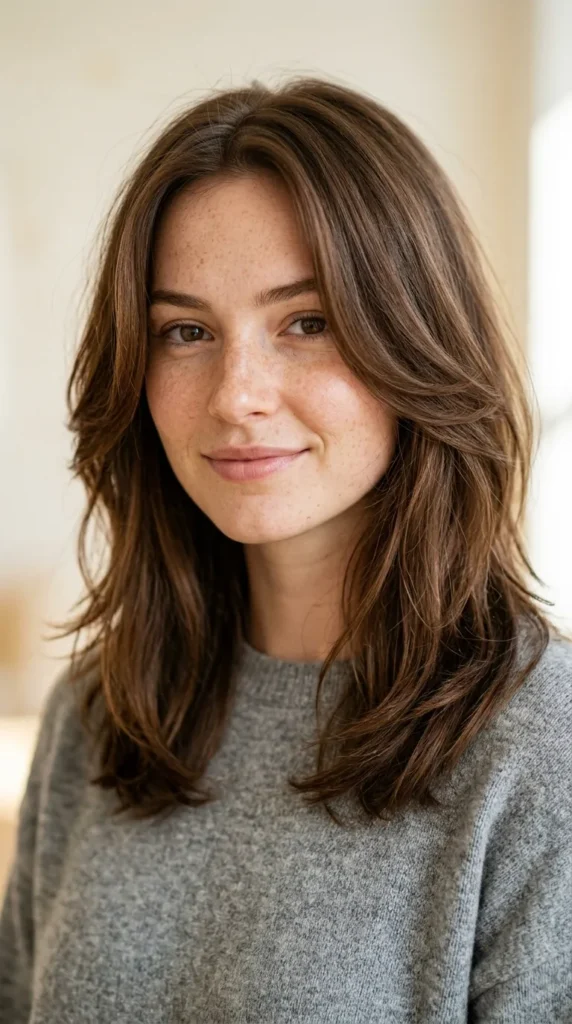 Low-Maintenance Medium Layered Hair