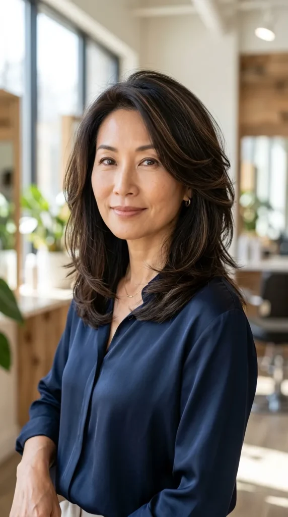 Medium Layers for Fine Hair