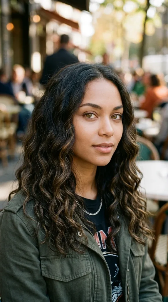 Mermaid Waves on Long Hair