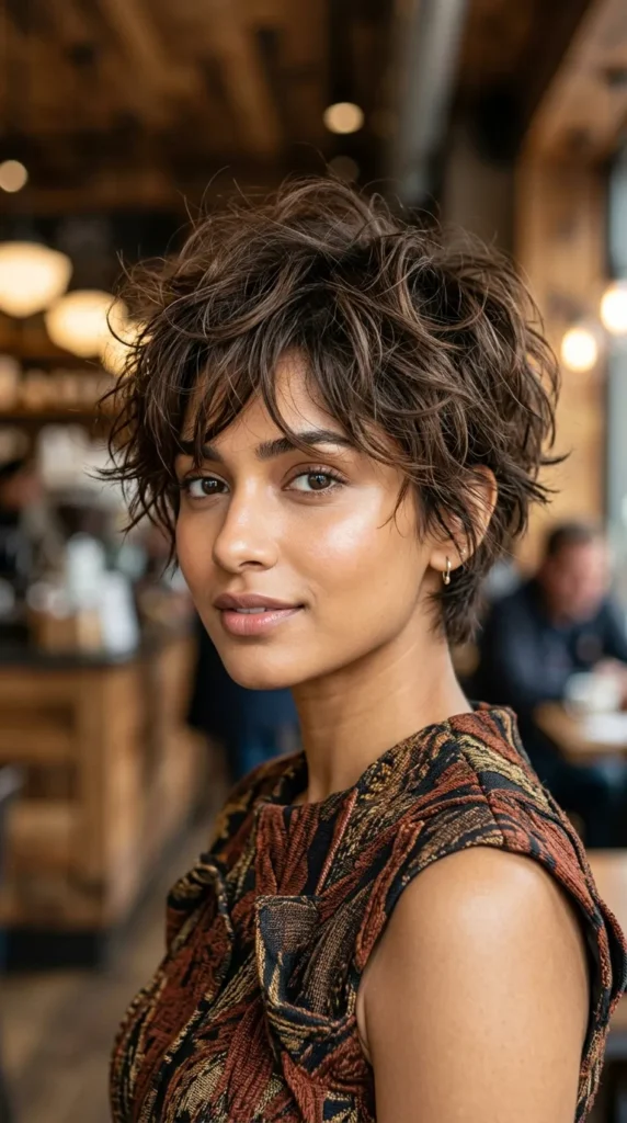 Messy Pixie for Thin Hair with Volume