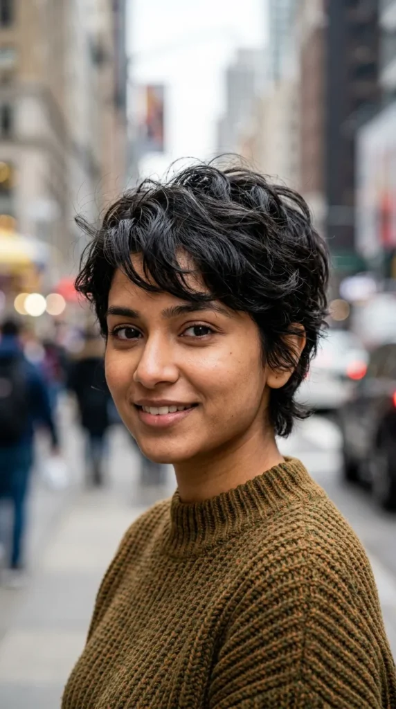 Messy Pixie with Natural Texture