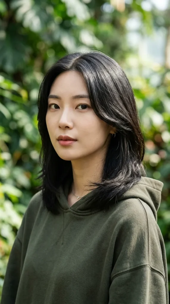 Minimal Korean Layered Hair