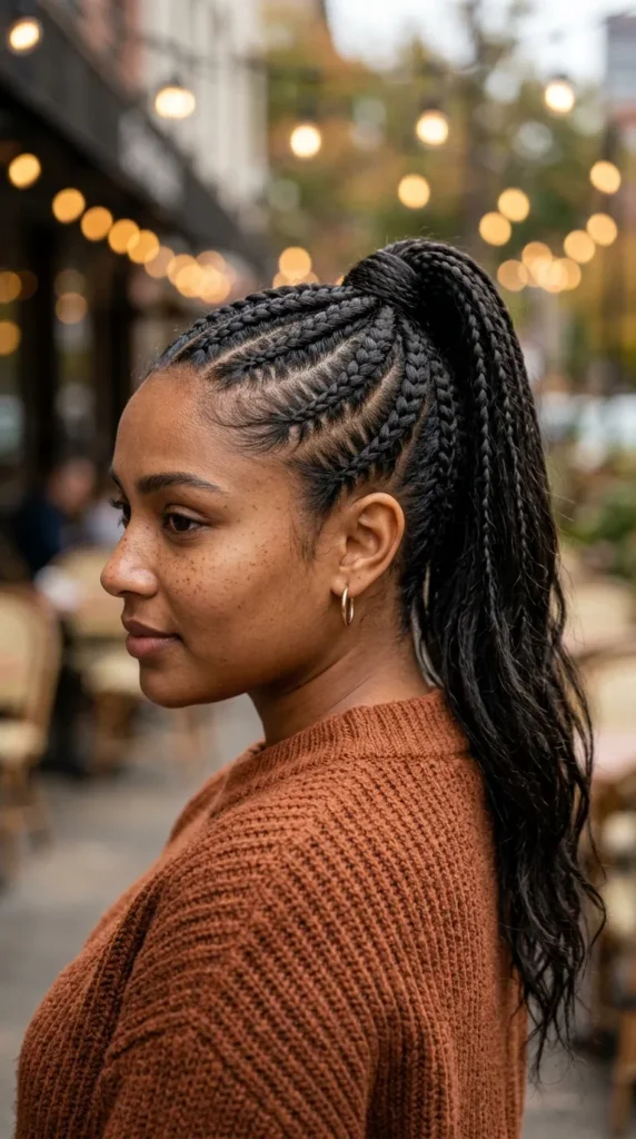 Minimalist Everyday Feed-In Ponytail