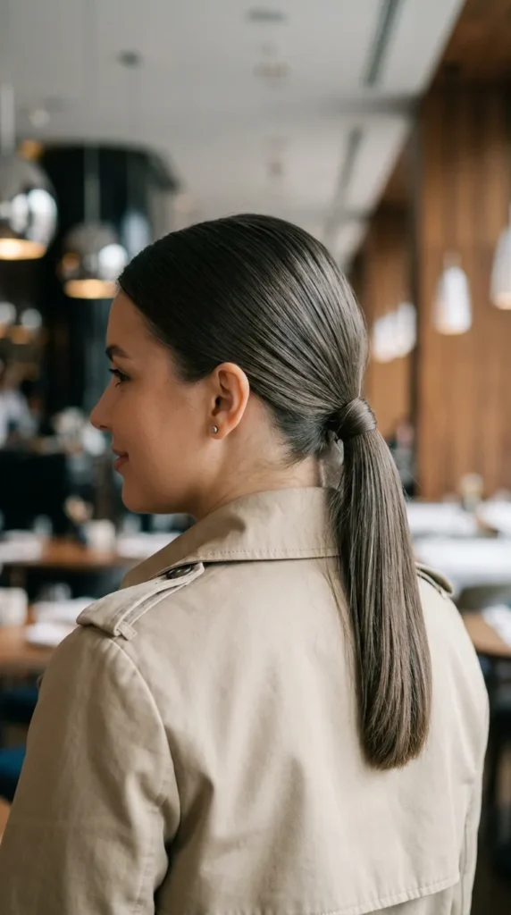 Minimalist Office Ponytail