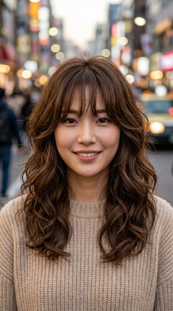 Mocha Mousse Korean Wolf Cut