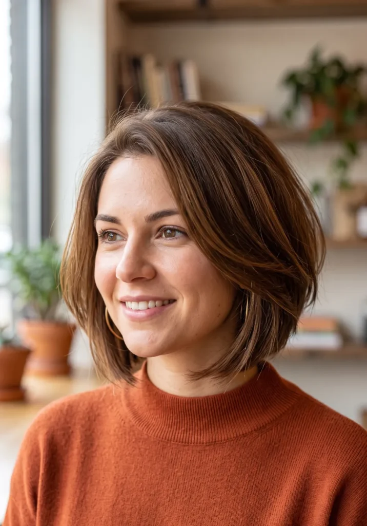 Modern Italian Bob with Soft Graduation