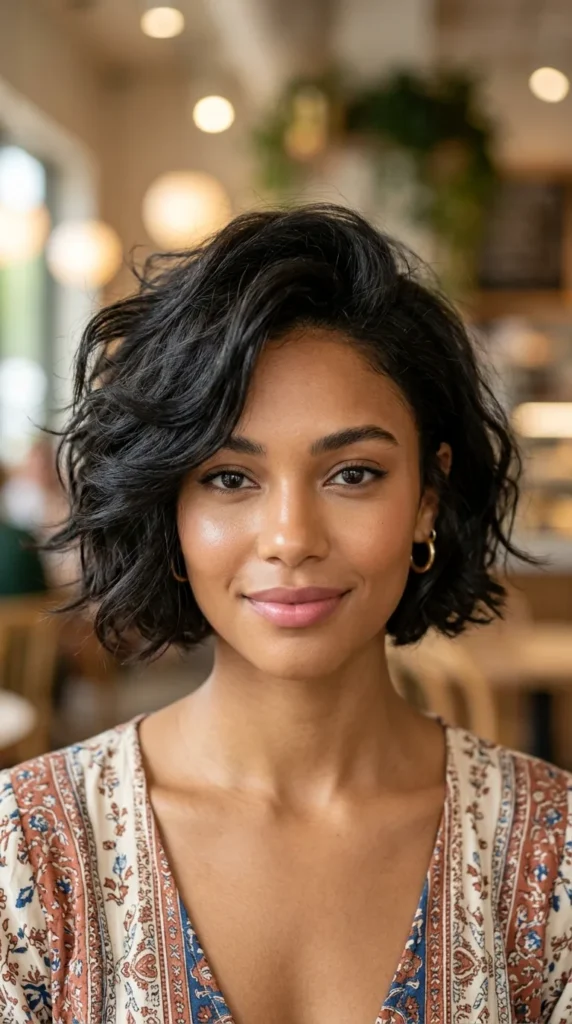 Modern Italian Bob with Volume