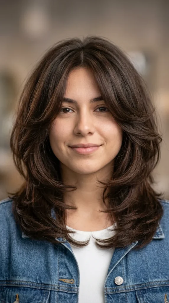 Modern Rachel Haircut for Oval Face
