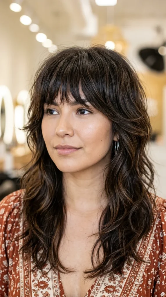 Modern Shag Bangs