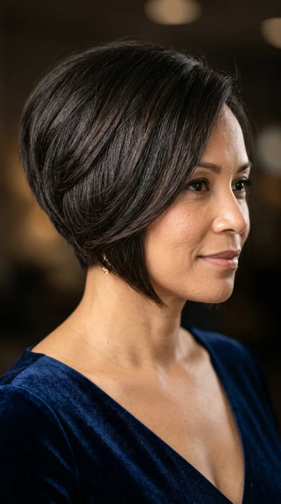 Modern Wedge Bob for Added Fullness