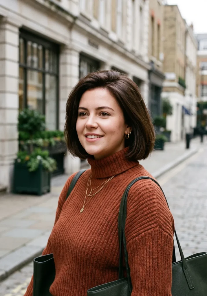Neck-Length Italian Bob with Soft Volume