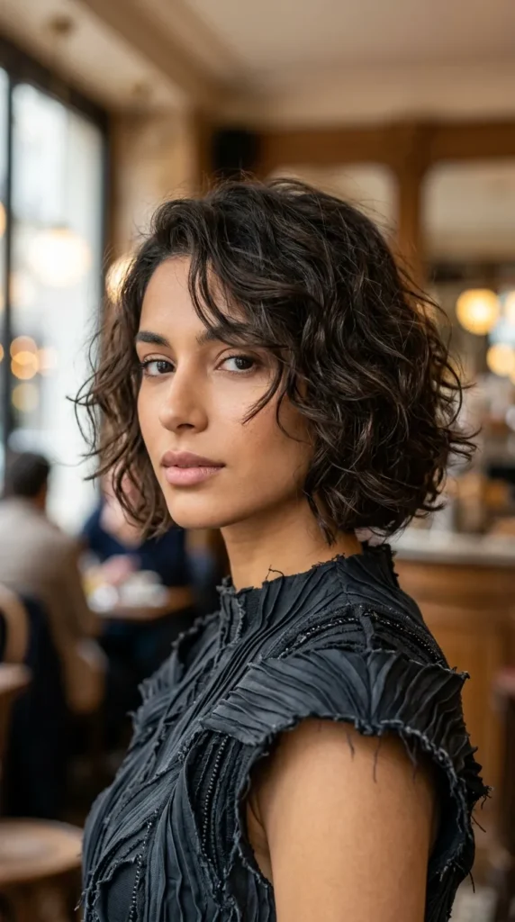 Parisian Bob with Natural Texture