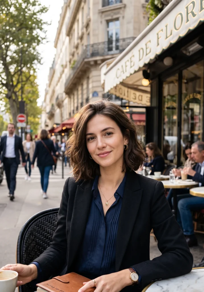 Parisian-Inspired Italian Bob with Airy Texture