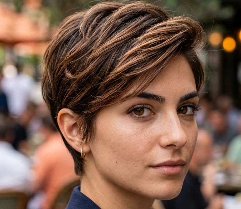 Pixie Haircuts for Oval Face