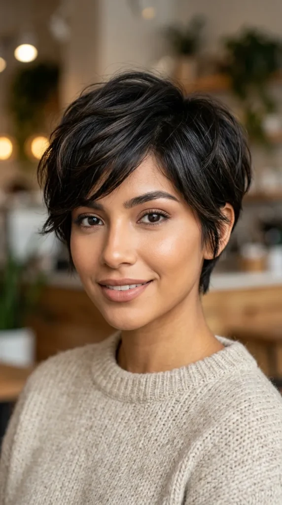 Pixie with Long Crown Layers