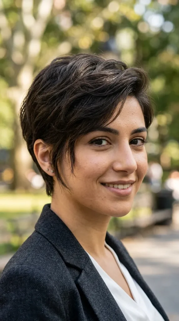 Pixie with Soft Sideburns