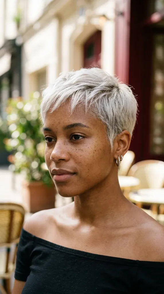 Platinum Pixie for Oval Face