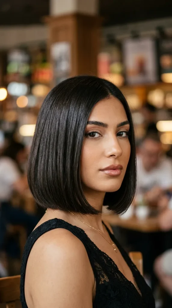 Polished Bob for Thin Hair