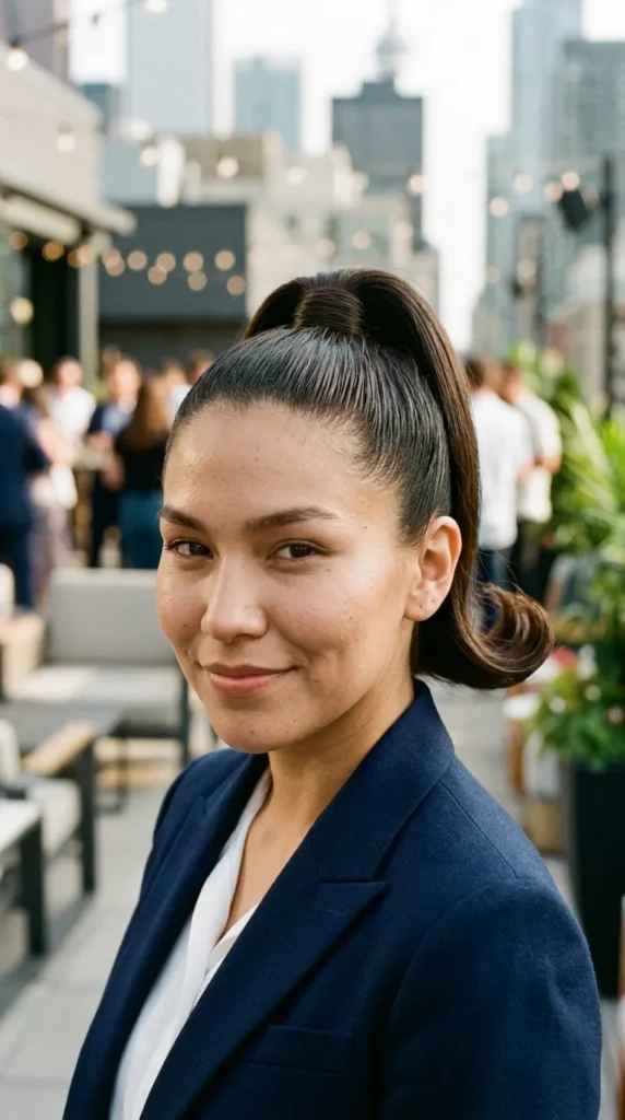 Ponytail with Flipped Ends