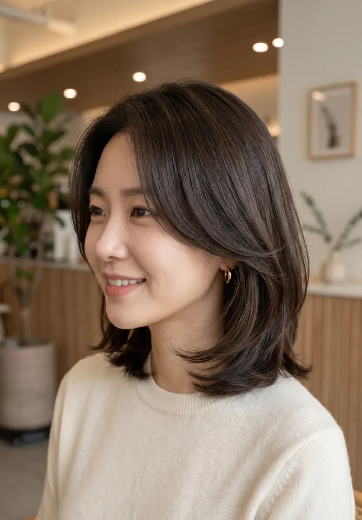 Quiet Luxury Korean Layered Bob
