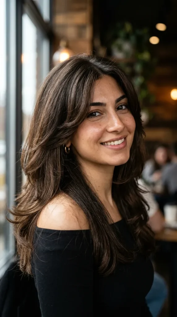 Rachel-Inspired Long Hairstyle