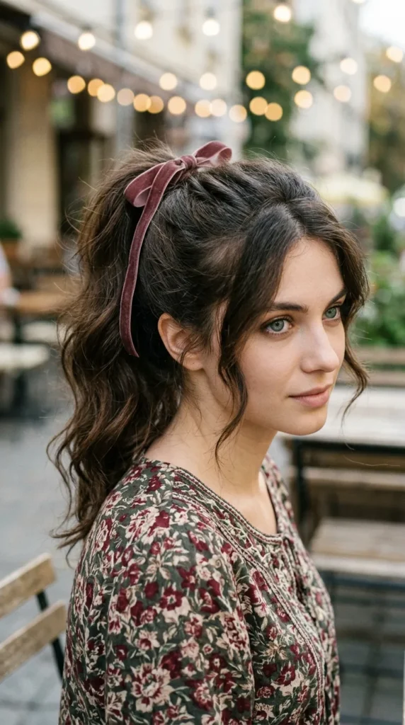 Retro Ribbon Ponytail