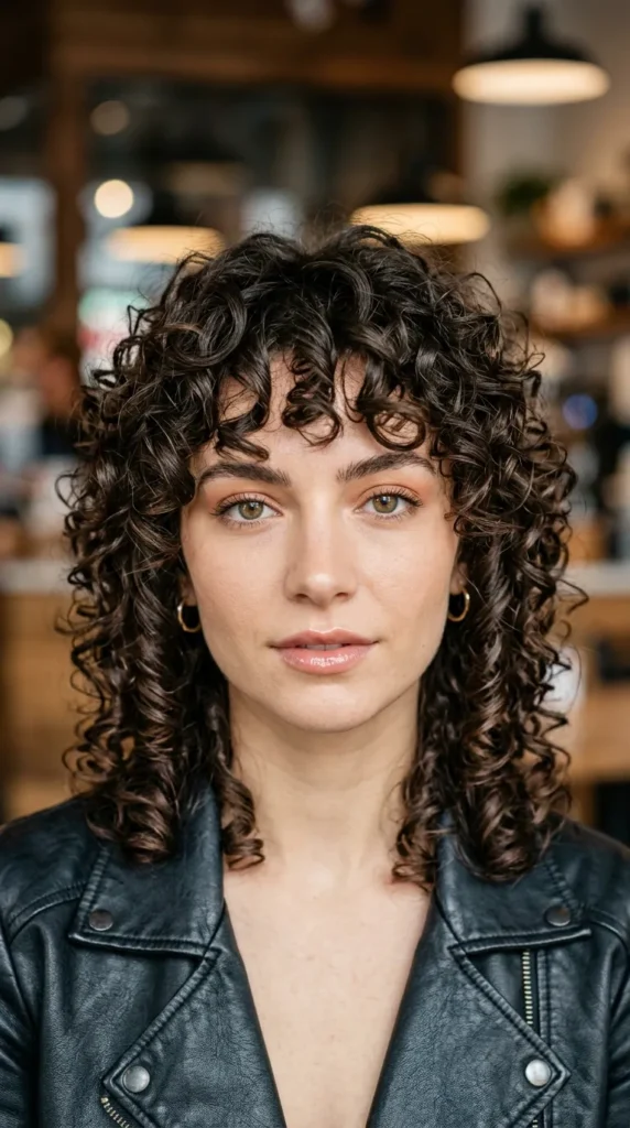 Ringlet Curly Wolf Cut