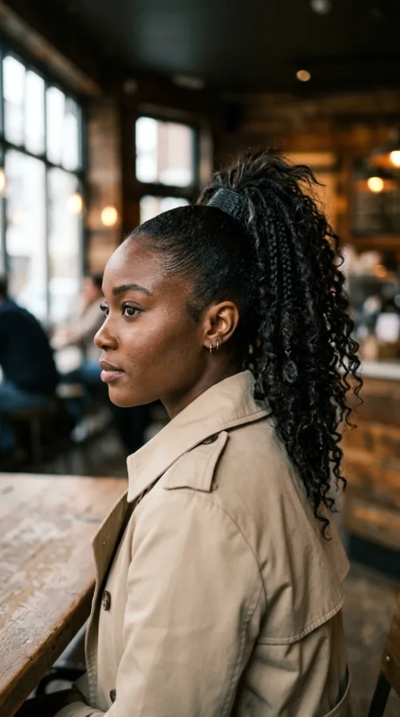 Rocker-Inspired High Ponytail