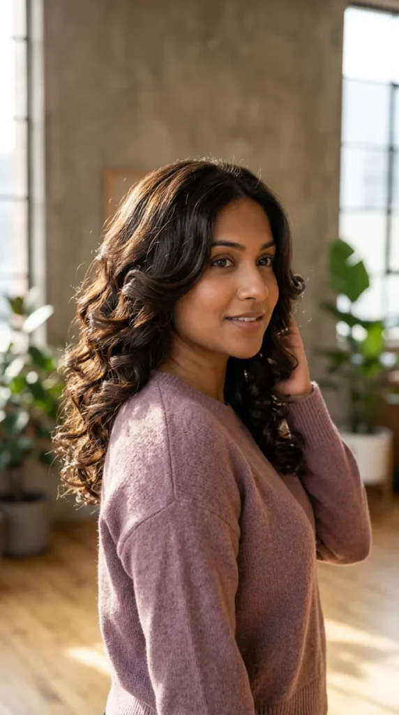 Romantic Curled U Shape
