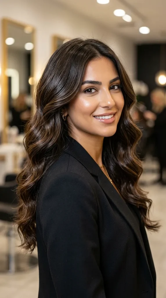 Romantic Loose Waves with Shine