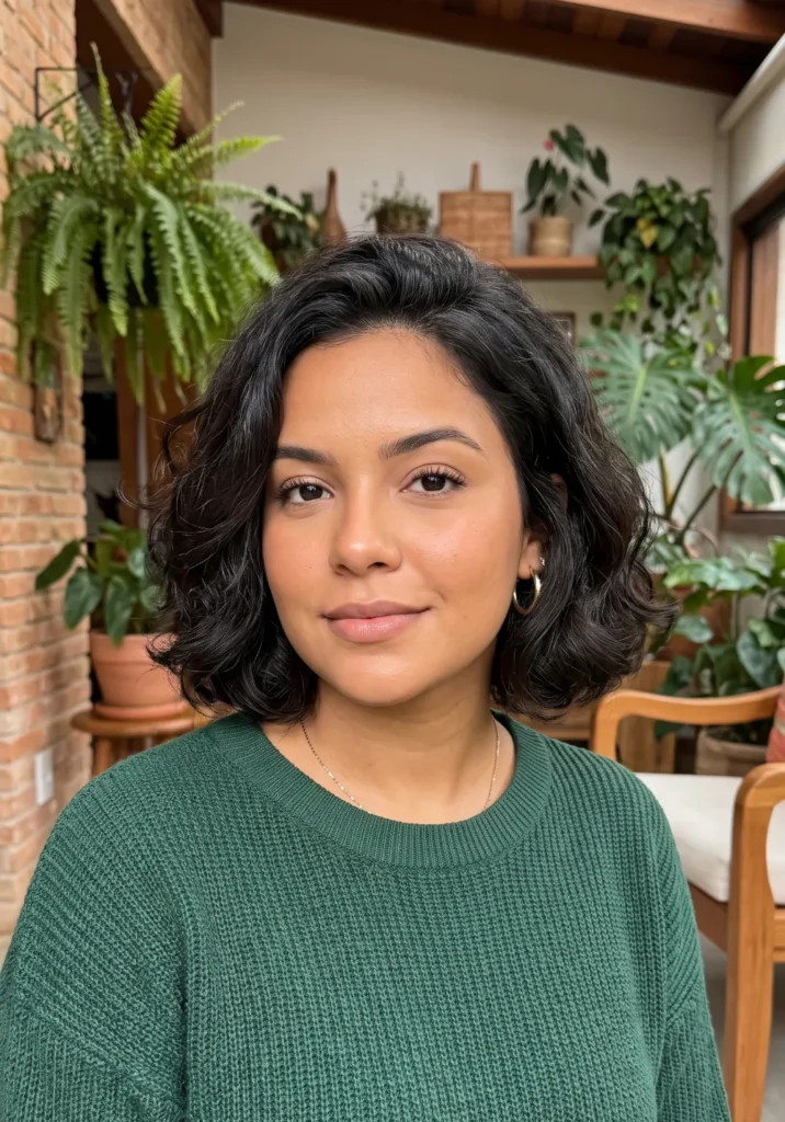 Rounded Italian Bob for Fuller Hair