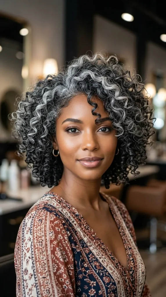 Salt-and-Pepper Curly Layers