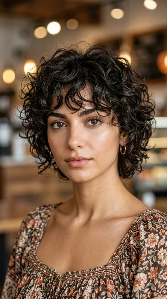 Shaggy Curly Pixie