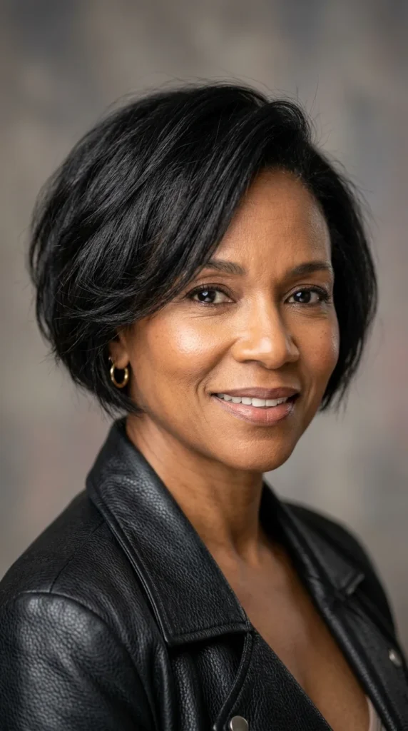 Short Italian Bob for Fine, Mature Hair