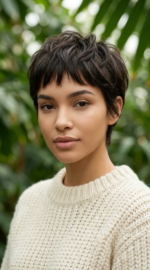 Short Pixie with Baby Bangs
