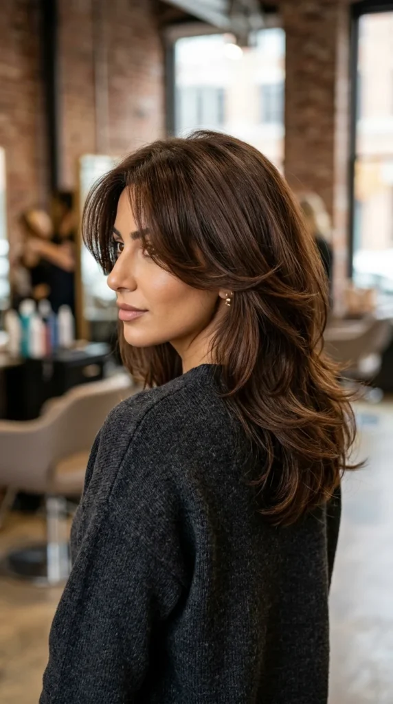 Shoulder-Length Hair with Light Face-Framing Pieces