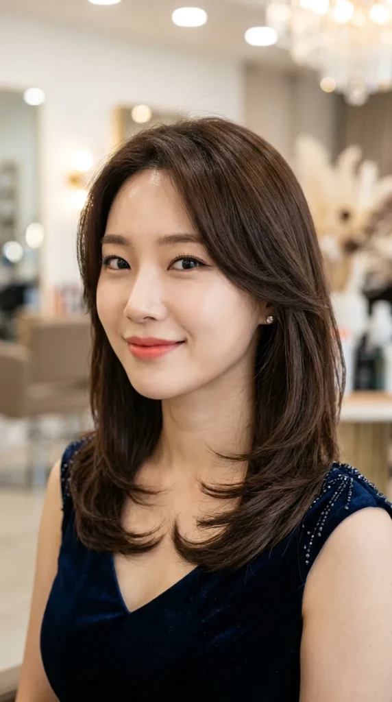 Shoulder-Length Korean Layered Hair
