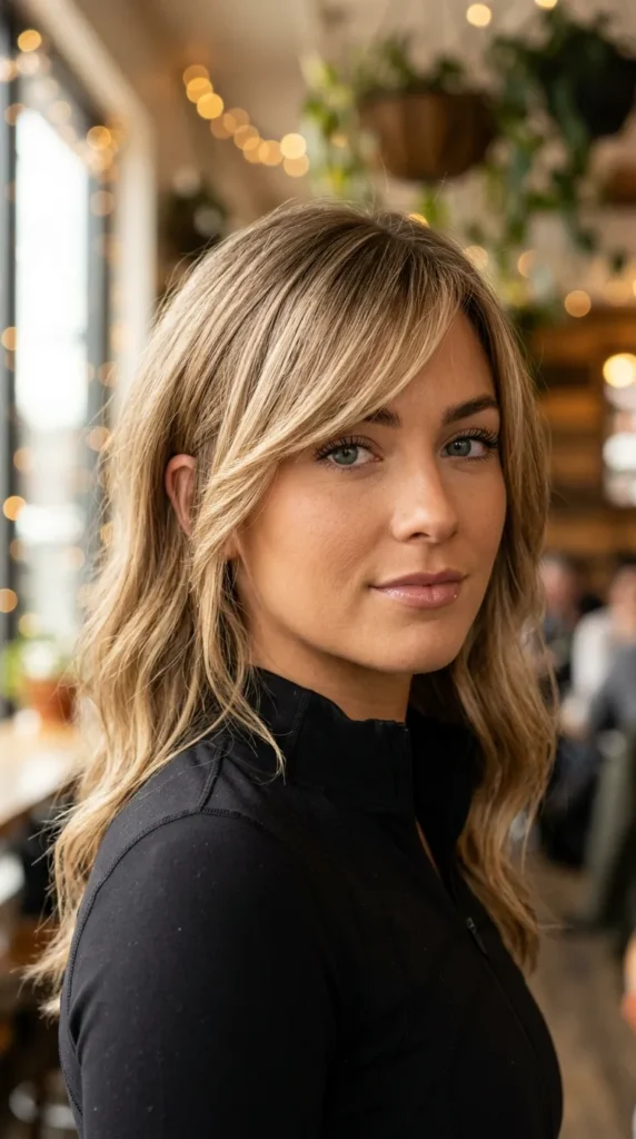 Side Bangs for Oval Face