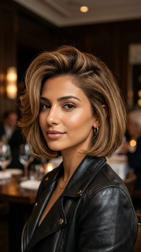 Side-Part Bob for Thin Hair