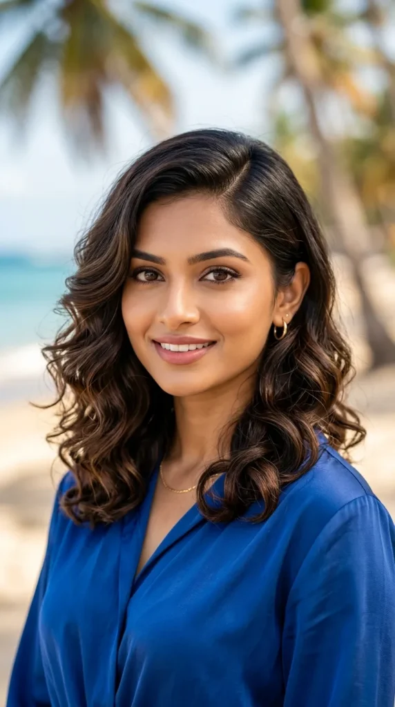 Side-Part Lob with Soft Curls