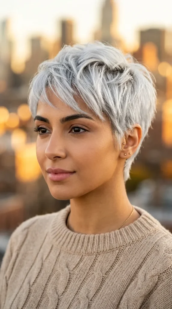 Silver Pixie for Mature Women