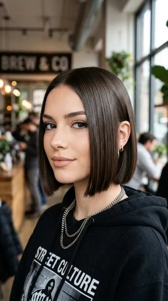 Sleek Glass Bob