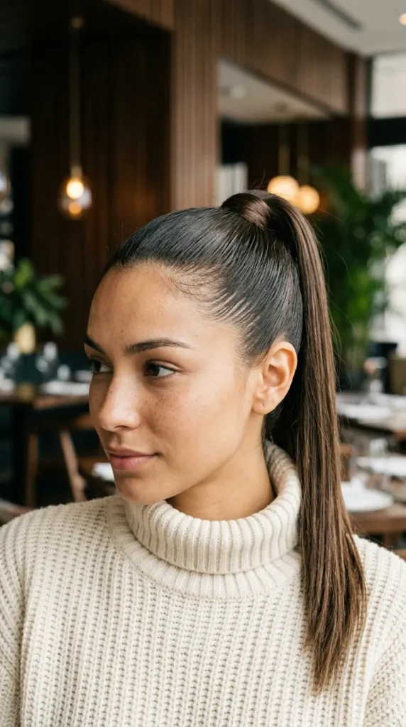 Sleek High Ponytail