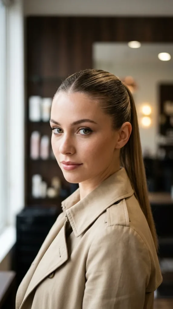 Slick Back Ponytail