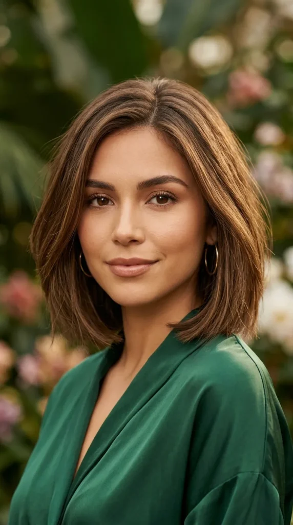 Soft Blunt Bob for Thin Hair